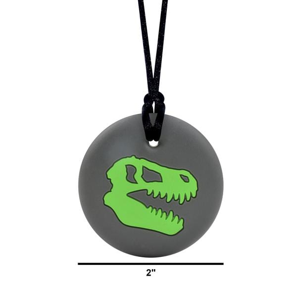 Munchables Sensory Chew Necklaces - Dinosaur Skull