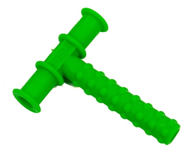 Green Knobby Chewy Tube